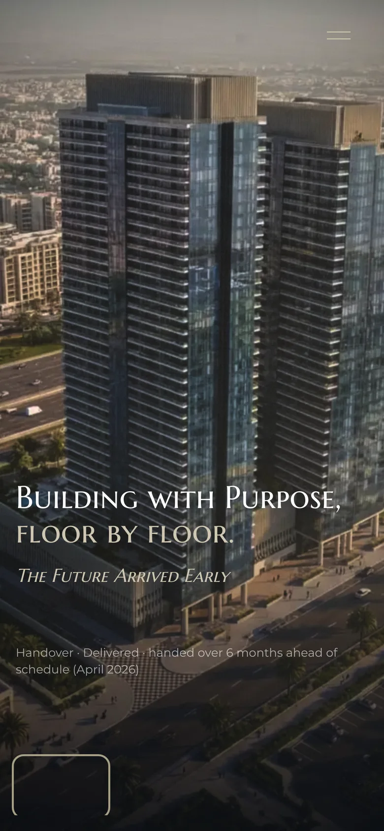 A Dubai property developer on a phone