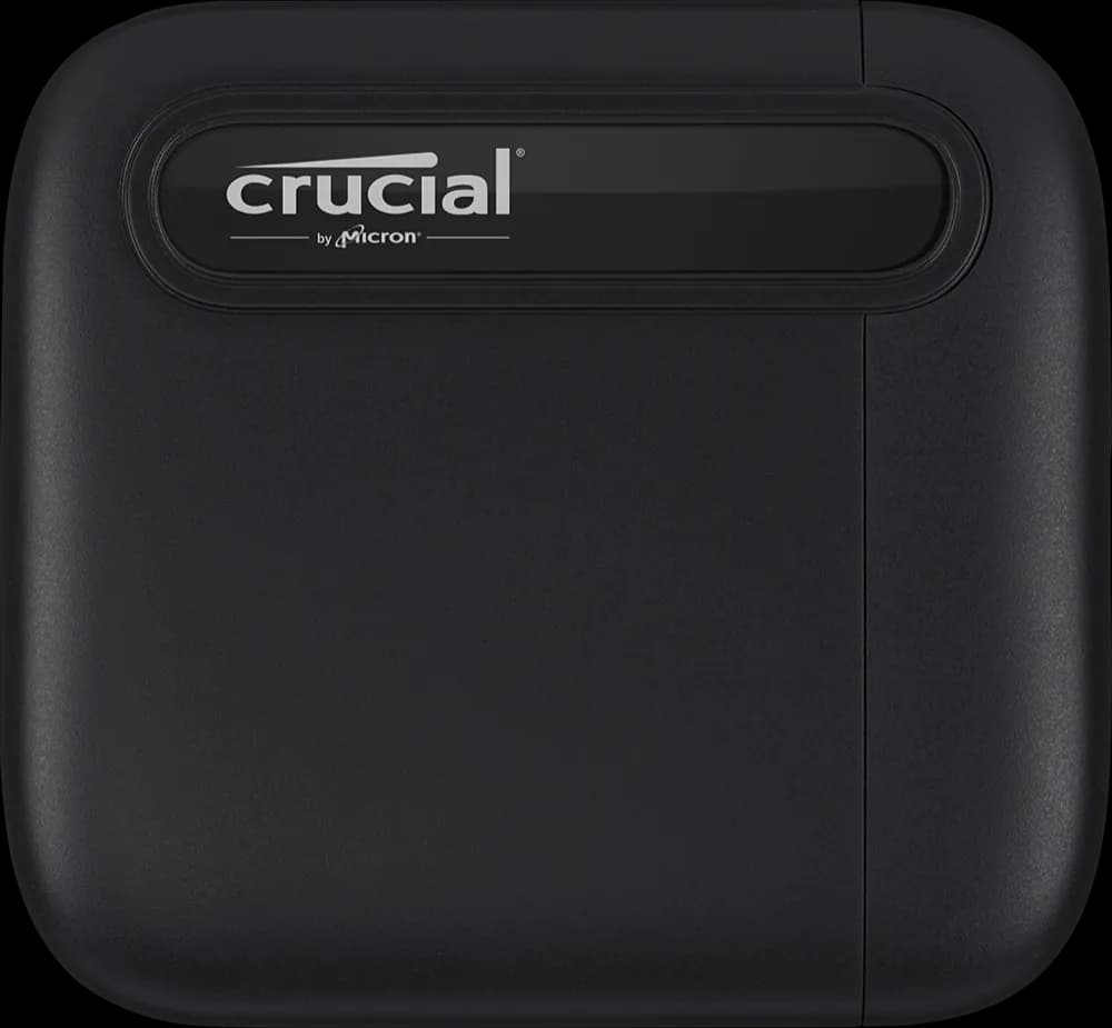 Crucial portable SSD, product photograph from the IT World catalogue